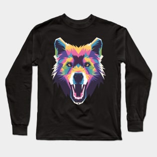 WPAP Werewolf face Long Sleeve T-Shirt